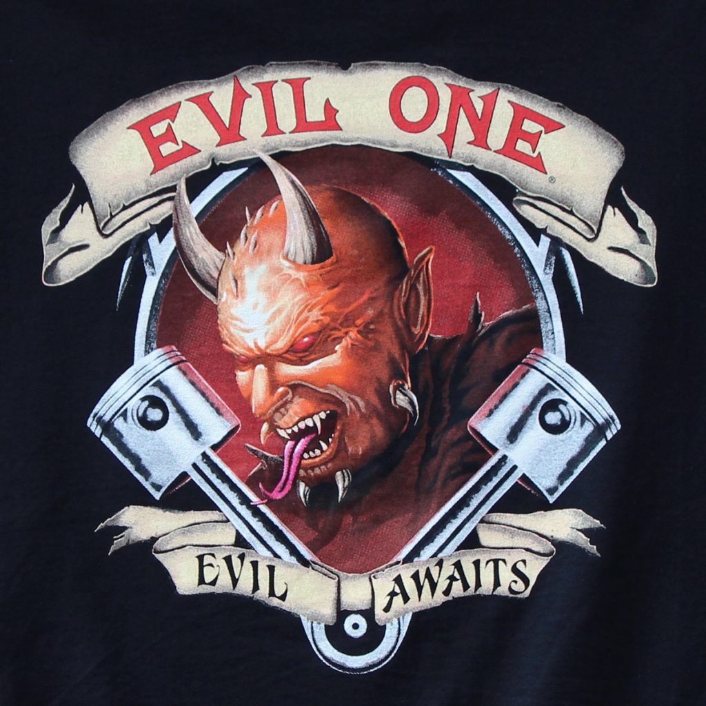 Evil Awaits Demon & Pistons Men's T-Shirt | Evil One®