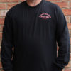 Long Sleeve Biker Shirt with Viking Front