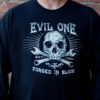 Long-Sleeve Biker Skull Wrenches