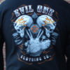 Long Sleeve Shirts Engine Demon Skulls Back