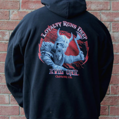 Viking Warrior “Loyalty Runs Deep” Biker Hoodie